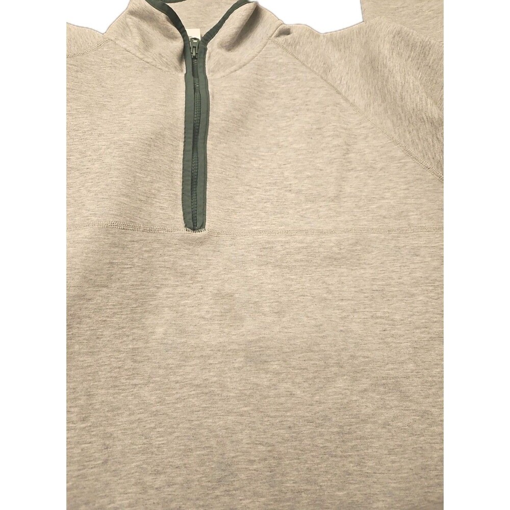 Herschel Mens Outdoor Performance Heather Light Grey Quarter Zip, Size XL - Picture 14 of 14